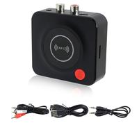 Récepteur Bluetooth 5.3, Stereo Audio HiFi Receiver, Adaptateur Bluetooth Récepteur sans Fil de Voiture, Bluetooth Audio Receiver avec Jack 3.5 & RCA pour Smartphone, Tablette, Enceinte Home