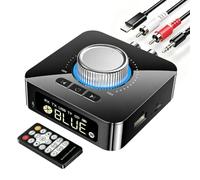 Récepteur Bluetooth 6.0 HiFi Adaptateur Audio AUX 3.5mm USB TF LED | Adaptateur Bluetooth sans fil, écran LED, télécommande, double audio L/R, pour chaîne HiFi, voiture, TV, PC et enceintes