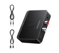 Récepteur Bluetooth 6.0 LDAC Adaptateur Audio Bluetooth pour Chaîne HiFi EDR Technologie avec 2RCA et 3.5mm Double Connexion Haut-