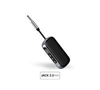 Récepteur Bluetooth® SoundWave Jack 3.5mm + Emetteur 2 en 1 Noir + Garantie à vie Force Play