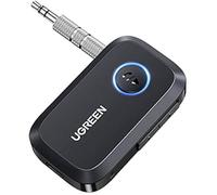 UGREEN Récepteur Bluetooth 6.0 – Adaptateur AUX Jack 3,5 mm avec micro intégré et câble (Noir)