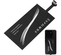 Récepteur De Charge Sans Fil Adaptateur Usb Type C, Qi Wireless Charger Receiver Chargeur Mince Module Autocollant Récepteur, Pour Smartphone Avec Interface De Type C[Z3826]