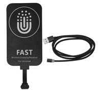 Récepteur de charge sans fil certifié Qi, adaptateur de charge rapide à courant élevé compatible avec les téléphones Android USB Type C