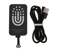 Récepteur de charge sans fil fin de type C | Récepteur de charge magnétique double sans fil, patch de charge sans fil avec dos magnétique