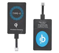 Récepteur de Charge sans Fil Qi, 2 Pièces Récepteur de Charge Qi Autocollant Type C Récepteur Qi sans Fil USB C avec Autocollant pour Téléphones Portables