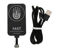 Récepteur de Chargeur sans Fil, Patch de Chargeur sans Fil Ultra Fin de Type C 10 W avec câble de Charge magnétique, Patch arrière de Charge magnétique Portable pour Smartphones