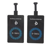 Récepteur de Chargeur sans Fil QI de Type C 2 pièces, Autocollant de Charge Auto-adhésif, Portable et Pratique, avec Un Savoir-Faire de Haute qualité pour Les utilisateurs de
