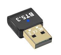Récepteur de dongle d'émetteur USB, Adaptateur 5.3 pour PC | 5.3 Dongle sans Fil pour PC,Plug et Lecture USB pour Le Clavier d'écoute d'ordinateur Portable