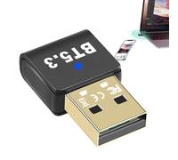 Récepteur de dongle d'émetteur USB, Adaptateur 5.3 pour PC | Récepteur sans Fil et émetteur pour PC | Plug and Play, l'adaptateur USB Prend en Charge la Transmission Audio Haute définition