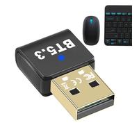 Récepteur de dongle sans Fil, récepteur de dongle d'émetteur USB | 5.3 Récepteur et émetteur sans Fil | Plug et Lecture USB pour Le Clavier d'écoute d'ordinateur Portable