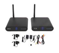 Récepteur de l'émetteur de CheoTime AV, émetteur Audio vidéo et récepteur 2,4 GHz 8 canaux expéditeur vidéo sans Fil Sendateur AV pour Le câble en Streaming, Satellite, caméra DVD