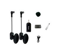 Récepteur de Microphone Sans Fil 2,4 G avec Ventouse Amovible, Microphone Haut-Parleur pour Instruments de Musique