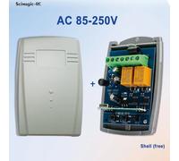 Récepteur De Télécommande Universel Pour Porte De Garage,Commutateur Dc Ac,Technologie De Citations Rf,2 Canaux,433.92 Mhz,433mhz,7-32v,85-250v,220v,2ch - Type Ac 85-250v