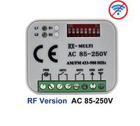 Récepteur De Télécommande Universel Pour Porte De Garage,Smart Life Alexa,Tuya Wifi Switch,Dc Ac,Rx Multi,433mhz,868mhz,9-30v,85-250v,2ch - Type Rf Only Ac 85-250v