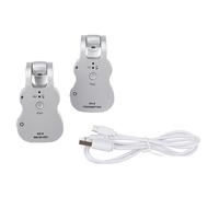 Récepteur de transmission sans fil pour guitare électrique Section d'instrument de guitare 105 dB, argent