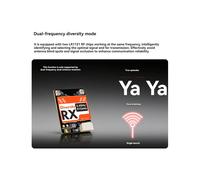 Récepteur ELRS Double Diversité 2,4 GHz/915 MHz avec Connecteur IPEX-1 et Double Antenne en T pour Drone RC FPV Longue Portée
