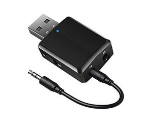 Récepteur émetteur Audio Isobel USB Bluetooth 5.0 3 en 1, Mini Adaptateur Bluetooth AUX pour TV PC Casque stéréo