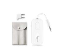 Récepteur Émetteur Audio sans fil Bluetooth pour AirPods AirFly Pro Delux Blanc