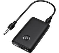 Récepteur Émetteur Bluetooth 5.0, Adaptateur Audio Sans Fil 3.5Mm, Aux Transmetteur, Faible Latence, Plug And Play, Stereo Audio Hifi Receiver Pour Stéréo Voiture, Stéréo