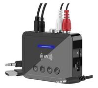 Récepteur Émetteur Bluetooth 5.0 - SODIAL - Adaptateur Audio - 3.5mm Jack - RCA - Sans Fil NFC