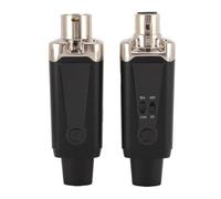 Récepteur émetteur de Micro sans Fil, Système sans Fil de Microphone UHF XLR, Adaptateur de Micro sans Fil Rechargeable, Prise en Charge de L'alimentation Fantôme 48 V, Portée de