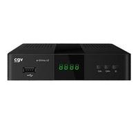 CGV Récepteur-enregistreur TNT HD e-Etimo V2 – Enregistrement, USB, DVB‑T2, H.265 – Noir