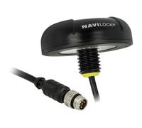 Récepteur GPS - NAVILOCK - NL-3331 M8 - Antenne active intégrée - Connecteur universel M8 - Noir
