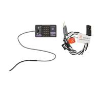 Récepteur gyroscopique 4H, antenne unique, 2 voies, 2.4GHz, récepteur RC pour Flysky NB4 Noble Lite Noble Pro pour émetteur AFHDS 3