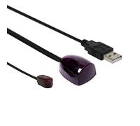 Recepteur Infrarouge Telecommande, Pootack Deport IR USB avec Système IR de Récepteur et Emetteur pour Amplificateur, Boîte de Câble, Récepteur Satellite TV, Lecteur CD/DVD/Blu-Ray (1 Sachette)