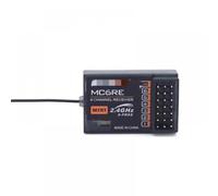 Récepteur MicroZone MC6RE MC7RB MC6RE NI 6 canaux compatible avec le contrôleur MicroZone MC6C 2.4G 6 canaux Compatible avec avion et drone RC(MC6RE MINI RECEIVER)
