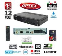 Récepteur Numérique TNTSAT HD - Optex - ORS9989-HD - 12 Volts - HDMI - USB2.0 - RJ45