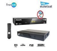 RÉCEPTEUR PHILIPS DSR 3031F DÉMODULATEUR SATELLITE HD FRANSAT (EUTELSAT 5° OUEST) (VENDU SANS CARTE)