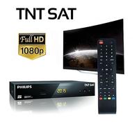 Récepteur PHILIPS DSR 3231T , Démodulateur Satellite HD S.C TNTSAT, Noir, Haute définition