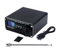 Récepteur professionnel ATS-20+ écran OLED Récepteur radio portable USB Charge World Band Récepteur numérique pour voyage, camping, randonnée