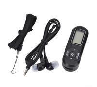 Récepteur radio FM avec capacité de traitement du signal numérique - Design portable, bande de 64 à 108 MHz, sortie stéréo, alimentation par batterie standard