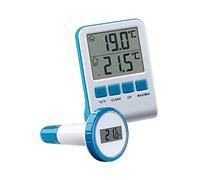 Récepteur radio LCD avec thermomètre numérique de bassin et de piscine, IPX8 [Infactory]