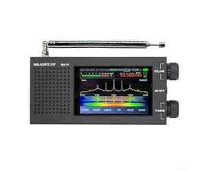 Récepteur radio Malachite V5 avec interface tactile capacitive avec carte AM CW SSB NFM WF, CNC Noir