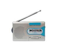 Récepteur radio multifonction avec manivelle solaire,radio météo,lampe de poche d'urgence,batterie externe,mise à niveau,USB,FM,AM,NOAA,WB,4000mAh - Type Siliver Radio