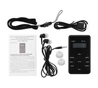 Récepteur Radio numérique de Poche Portable, Prise en Charge Dab/Dab+, Son FM Clair, Compatible avec Une Utilisation en Voiture, Comprend des écouteurs, Un Appareil de