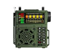 Récepteur radio portable multibande avec tuner d'antenne AM/FM/VHF/SW/WB SSB Batterie rechargeable pour extérieur