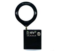 Récepteur radio pour ATS MINI SI4732 Version Plus avec batterie 3000 mAh, circuit pour casque, micrologiciel évolutif, comprend un encodeur rotatif pour un fonctionnement pratique (anneau noir)