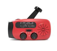 Récepteur radio solaire à manivelle, radio AM/FM/météo portable