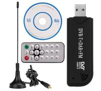 Récepteur Radio TV numérique USB 2.0 DVB-T DAB FM SDR RTL2832U + R820T2, télécommande d'antenne, Dongle USB
