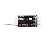 Récepteur RC Radiolink R8EF 2,4 GHz 8 canaux Compatible avec Les signaux S-Bus PPM PWM Compatible avec émetteur RC 8CH T8FB T8S Compatible avec Voitures, Bateaux, Avions(2PCS)
