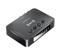 Récepteur sans Fil 5.0 Noir Conversion Audio Numérique Analogique | Port, Interfaces Coaxiale et Optique, Écran HD Infrarouge, Usb, Carte Mémoire, Télécommande