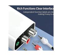 Récepteur Sans Fil pour Ancien Haut-Parleur, Émetteur Audio pour Lecture de Clés USB, Charge Rapide pour Écouteurs, TV, Infrarouge, Prise