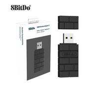 Récepteur Sans Fil Usb Hall Huit Bits 8bitdo Récepteur Rr Noir De Deuxième Génération Connexion À Une Touche Ps5/Ps4 À Ns