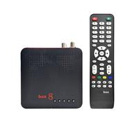 Récepteur satellite 8 pouces avec WiFi intégré, Auto-PowerVu DVB-S2 S2X T2/C 265 HEVC pour une diffusion en continu sans interruption (UE)