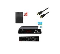 Kit Récepteur Satellite Thr 7620 Fransat+ Carte Fransat Valable 4 Ans + Disque Dur 2to + Hdmi