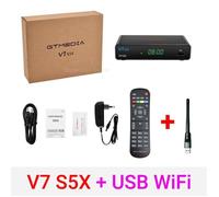 Récepteur Satellite - GTMEDIA - V7 S5X - USB WiFi - Full HD 1080P - PVR Prêt